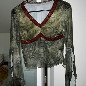 Fairycore Flowy Top